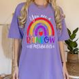 Teacher You Are a Rainbow Of Possibilities Funny Women's Comfort Colors T-Shirt Violet Teacher You Are a Rainbow Of Possibilities Funny Women's Comfort Colors T-Shirt Violet