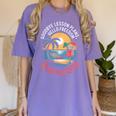 Teacher Retirement Shirts 2026 Goodbye Lesson Hello Freedom Women's Comfort Colors T-Shirt Violet Teacher Retirement Shirts 2026 Goodbye Lesson Hello Freedom Women's Comfort Colors T-Shirt Violet