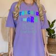 Teacher Shark Don't Stress Do Your Best Forget The Rest Women's Comfort Colors T-Shirt Violet Teacher Shark Don't Stress Do Your Best Forget The Rest Women's Comfort Colors T-Shirt Violet