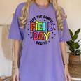 Teacher Student Field Day Let The Games Begin Field Day Women's Comfort Colors T-Shirt Violet Teacher Student Field Day Let The Games Begin Field Day Women's Comfort Colors T-Shirt Violet