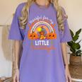 Teacher Thanksgiving Shirt Thankful For My Little Turkeys Women's Comfort Colors T-Shirt Violet Teacher Thanksgiving Shirt Thankful For My Little Turkeys Women's Comfort Colors T-Shirt Violet