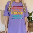 Teacher Voice Teacherlife Primary School Teacher Women's Comfort Colors T-Shirt Violet Teacher Voice Teacherlife Primary School Teacher Women's Comfort Colors T-Shirt Violet