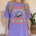 My Teacher Was Wrong I Get Paid To Stare Out The Window Women's Comfort Colors T-Shirt Violet My Teacher Was Wrong I Get Paid To Stare Out The Window Women's Comfort Colors T-Shirt Violet