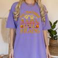 All Teachers Love Brains School Halloween Costume Women's Comfort Colors T-Shirt Violet