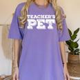 TEACHER'S PET You'Re My Favorite Do Me A Favor Women's Comfort Colors T-Shirt Violet TEACHER'S PET You'Re My Favorite Do Me A Favor Women's Comfort Colors T-Shirt Violet