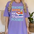 Teachers Make All Other Professions Possible Back To School For Men Women Women's Comfort Colors T-Shirt Violet