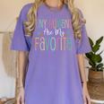 Teaching Preschool Teacher Tiny Humans Are My Favorite Women's Comfort Colors T-Shirt Violet