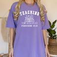 Teaching Tiny Disciples Christian Bible Verse Teacher Women's Comfort Colors T-Shirt Violet Teaching Tiny Disciples Christian Bible Verse Teacher Women's Comfort Colors T-Shirt Violet