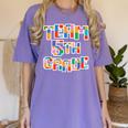 Team 5th Grade Building Blocks Bricks Theme Teacher Team For Men Women Kids Women's Comfort Colors T-Shirt Violet Team 5th Grade Building Blocks Bricks Theme Teacher Team For Men Women Kids Women's Comfort Colors T-Shirt Violet