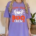 Team Para Boo Crew Halloween Ghost Paraprofessional Teacher Women's Comfort Colors T-Shirt Violet Team Para Boo Crew Halloween Ghost Paraprofessional Teacher Women's Comfort Colors T-Shirt Violet