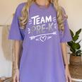 Team Pre K T Shirt Fun For Kids And Teachers Women's Comfort Colors T-Shirt Violet Team Pre K T Shirt Fun For Kids And Teachers Women's Comfort Colors T-Shirt Violet