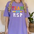 Team RSP RSP Teacher Kindergarten Teacher Women's Comfort Colors T-Shirt Violet