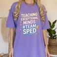 Team Sped Sped Teacher Special Education Teacher Team Women's Comfort Colors T-Shirt Violet