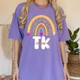 Team TK Transitional Kindergaten TK Crew Squad Teacher Kids Women's Comfort Colors T-Shirt Violet