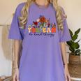 Test Day Teacher Shirt You Can Do Hard Things Women Kids Women's Comfort Colors T-Shirt Violet