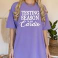 Testing Season Is My Cardio Teacher Test Day Women's Comfort Colors T-Shirt Violet Testing Season Is My Cardio Teacher Test Day Women's Comfort Colors T-Shirt Violet