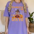 Thankful Math Turkey Teacher Happy Thanksgiving Women's Comfort Colors T-Shirt Violet Thankful Math Turkey Teacher Happy Thanksgiving Women's Comfort Colors T-Shirt Violet