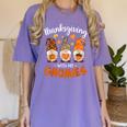 Thanksgiving Shirts For Women With My Gnomies Teachers Gnome Women's Comfort Colors T-Shirt Violet Thanksgiving Shirts For Women With My Gnomies Teachers Gnome Women's Comfort Colors T-Shirt Violet