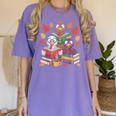 Thanksgiving Teacher Books Turkey Reading Book Women's Comfort Colors T-Shirt Violet Thanksgiving Teacher Books Turkey Reading Book Women's Comfort Colors T-Shirt Violet
