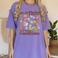 We All Thrive Under Different Conditions SPED Teacher Women's Comfort Colors T-Shirt Violet We All Thrive Under Different Conditions SPED Teacher Women's Comfort Colors T-Shirt Violet