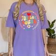 Toddler Squad Pre-K Teacher Pre School Back To School Women's Comfort Colors T-Shirt Violet