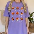 Turkey Squad Music Note Music Teacher Thanksgiving Women's Comfort Colors T-Shirt Violet