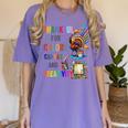 Turkey Thanksgiving Art Teacher Costume Tee For Artists Women's Comfort Colors T-Shirt Violet