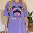 Twinning With My Teacher Bestie Twin Day Friends Teacher Women's Comfort Colors T-Shirt Violet Twinning With My Teacher Bestie Twin Day Friends Teacher Women's Comfort Colors T-Shirt Violet