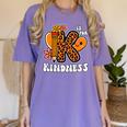 Unity Day Shirt Kindness Orange Teacher Kids Be Kind Women's Comfort Colors T-Shirt Violet