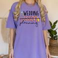 Wedding Planning Not Lesson Engaged Teacher Wedding Women's Comfort Colors T-Shirt Violet