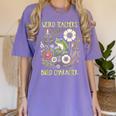 Weird Teachers Build Character Frog Reading Book Librarian Women's Comfort Colors T-Shirt Violet Weird Teachers Build Character Frog Reading Book Librarian Women's Comfort Colors T-Shirt Violet
