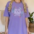 When A Flower Doesn't Bloom Special Education Teacher Men Women Women's Comfort Colors T-Shirt Violet