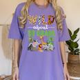 Wild About 1st Grade Teacher Student First Grade Zoo Safari Women's Comfort Colors T-Shirt Violet