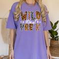 Wild About Pre-K Teacher Student First Day Of Kindergarten Women's Comfort Colors T-Shirt Violet Wild About Pre-K Teacher Student First Day Of Kindergarten Women's Comfort Colors T-Shirt Violet