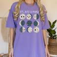 Women Science Teacher Moon Phases Scientist Back To School Women's Comfort Colors T-Shirt Violet Women Science Teacher Moon Phases Scientist Back To School Women's Comfort Colors T-Shirt Violet
