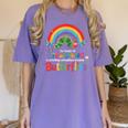 The Wonder Of Teaching Is Watching Caterpillars Teacher Women's Comfort Colors T-Shirt Violet The Wonder Of Teaching Is Watching Caterpillars Teacher Women's Comfort Colors T-Shirt Violet