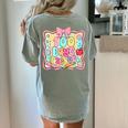 100 Days Of School Preppy 100th Day Of School Teacher Kids Women's Comfort Colors T-Shirt Back Print Bay 100 Days Of School Preppy 100th Day Of School Teacher Kids Women's Comfort Colors T-Shirt Back Print Bay