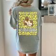100th Day Of School Teacher Monkey Pun Banana For Men Women Girls Kids Women's Comfort Colors T-Shirt Back Print Bay