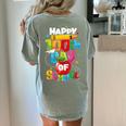 100th Day Of School Teachers Kids Child Happy 100 Days Women's Comfort Colors T-Shirt Back Print Bay 100th Day Of School Teachers Kids Child Happy 100 Days Women's Comfort Colors T-Shirt Back Print Bay