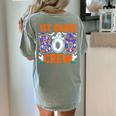 1st Grade Boo Crew First Grade Teacher Kids Happy Halloween Women's Comfort Colors T-Shirt Back Print Bay