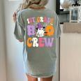 1st Grade Boo Crew Spooky First Grade Halloween Teacher Women's Comfort Colors T-Shirt Back Print Bay