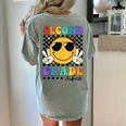 2nd Grade Teacher Shirts First Day Second Grade Shirt Girls Women's Comfort Colors T-Shirt Back Print Bay