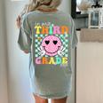 In My 3rd Grade Era Back To School Smile Face Teacher Kid Women's Comfort Colors T-Shirt Back Print Bay