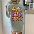 4th Grade Boo Crew Ghost Halloween Teacher Costume Women's Comfort Colors T-Shirt Back Print Bay 4th Grade Boo Crew Ghost Halloween Teacher Costume Women's Comfort Colors T-Shirt Back Print Bay