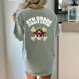 4th Grade Pirate Crew Halloween Costume Cool Teacher Student Women's Comfort Colors T-Shirt Back Print Bay