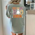 5th Grade Boo Crew Halloween Teachers Students Women's Comfort Colors T-Shirt Back Print Bay