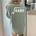 67 Meme Math Teacher Square Root 4489 Women's Comfort Colors T-Shirt Back Print Bay