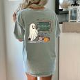67 Teacher Halloween Ghost Six Seven Meme Math Joke Women's Comfort Colors T-Shirt Back Print Bay 67 Teacher Halloween Ghost Six Seven Meme Math Joke Women's Comfort Colors T-Shirt Back Print Bay