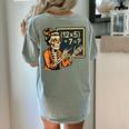 67 Teacher Halloween Skeleton Women's Comfort Colors T-Shirt Back Print Bay