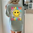 67th Day Of School Shirt 67 Days Smarter Teacher Boy Girls Women's Comfort Colors T-Shirt Back Print Bay